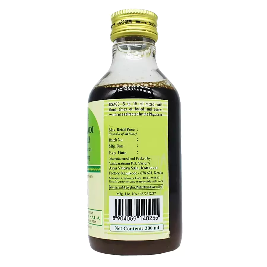 Kottakkal Arya Vaidyasala Varanadi Kashayam, 200 ml-3.webp